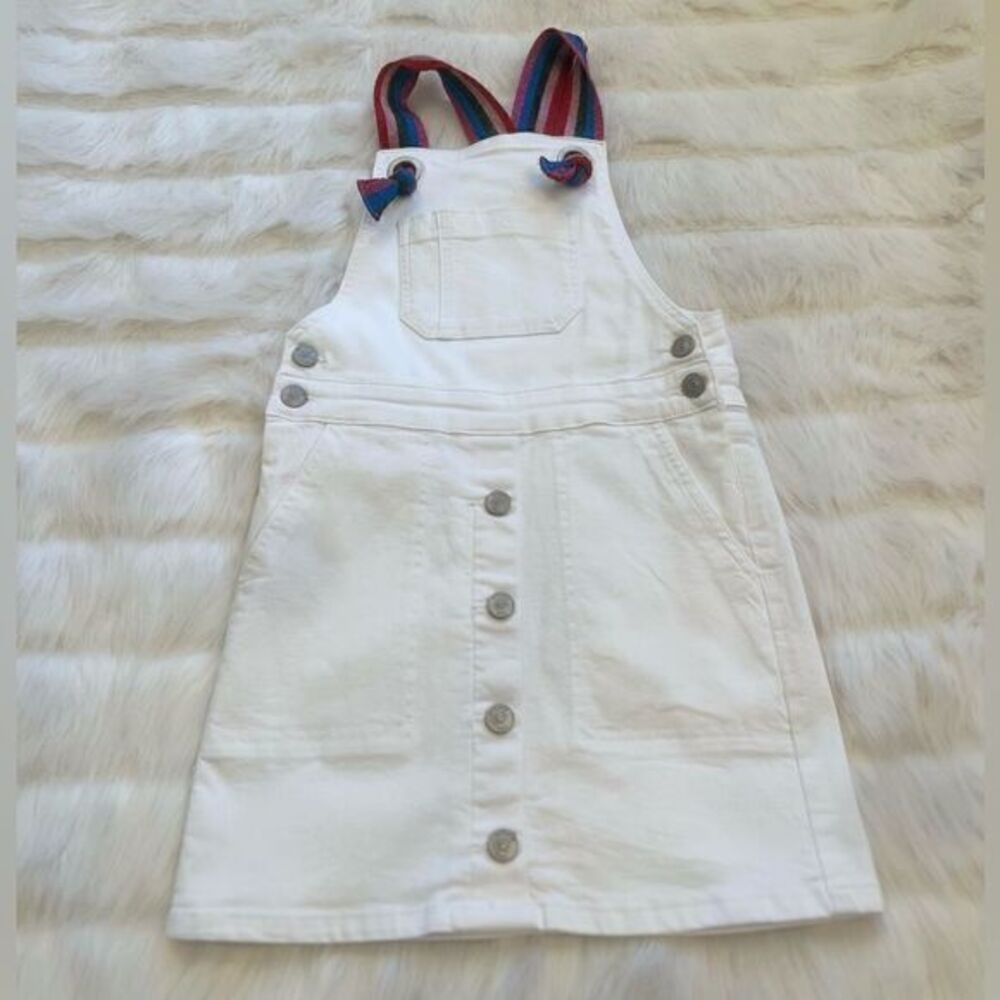 Hudson Kids White Overalls Dress (S)